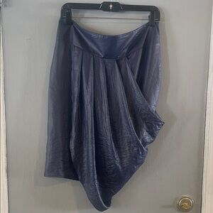 Ladies designer Ronen Chen skirt size L (3) blue tier ruffle